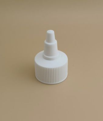 Λευκό Πλαστικό Ριγωτό Καπάκι Ζελέ για Μπουκάλια Χρωμάτων