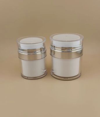 Μπουκάλι Silver Edge με διαφανές εξωτερικό κάλυμμα για προϊόν περιποίησης δέρματος