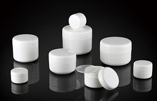 μια σειρά καλλυντικών συσκευασιών Lotionskin Cream Jar για φροντίδα προσώπου
