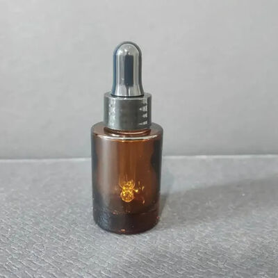 5ml 10ml 15ml 20ml 30ml 50ml 100ml μπουκάλι σταγονιδιακής συσκευής από γυαλί κεχριμπάρι για αιθέρια έλαια