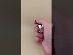 Μαύρη και Ασημένια αντλία κρέμας K702-1 για μπουκάλια καλλυντικών