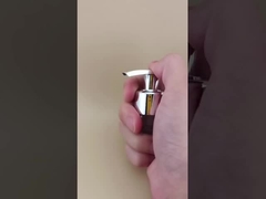 K204-1 Μαύρη και Ασημένια αντλία λοσιόν Αριστερό-δεξί κλειδί για φροντίδα του δέρματος ISO9001/ISO14001 Πιστοποιημένο