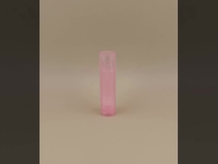 Μικρή, λεία, διαφανής, ροζ συσκευασία για lip balm για κραγιόν