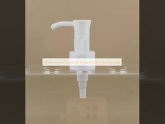 Λευκή αντλία λοσιόν αντλία πετρελαίου K209-2 για τη φροντίδα του δέρματος