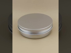 Προσαρμοσμένο CRC Πιθανή Μεγάλη Ασημένια Αλουμινίου Κουτί Με Κεπάκι βίδα Για Κοσμητικά