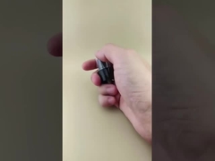 Μαύρη πλαστική αντλία κρέμας πιστοποιημένη K701-1 για φιάλες καλλυντικών