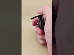 Πυροσβεστική μαύρη αντλία λοσιόν Αριστερό-δεξί κλειδί ελαχιστοποιημένο K201-9 για μπουκάλια περιποίησης δέρματος