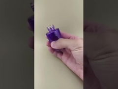 Νέο Σχεδιασμός Σταδιακής Αλλαγής Διαυγές Μωβ Λείο Γυάλινο Μπουκάλι K-GBL30 για Λοσιόν Εμποτισμού