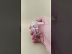 Νέο σχεδιασμό Σταδιακή αλλαγή Διαυγές ομαλό γυάλινο μπουκάλι για την ουσία