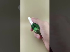 Νέο Σχεδιασμός Διαφανές Σταδιακή Αλλαγή Σκούρο Πράσινο Λείο Μπουκάλι με Σταγονόμετρο K-GBL30 για Ουσία