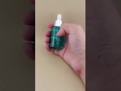 Νέο Σχέδιο Διαφανές Κυανό Λείο Μπουκάλι με Σταγονόμετρο K-GBL30 για Ουσία