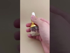 Υπέροχο Στρογγυλό Διαφανές Μπουκάλι με Σταγονόμετρο για Ουσία