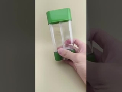 Διαφανής ομαλή συσκευασία με πράσινο καπάκι 2315 για κραγιόν