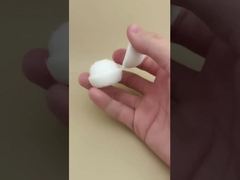 Λευκό πλαστικό μικρό σφαιρικό καπάκι για μπουκάλια καλλυντικών