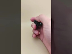 Μαύρο Πλαστικό Στρογγυλό Λείο Καπάκι για Καλλυντικά Μπουκάλια