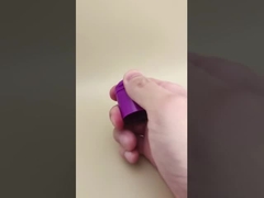 Ωραίο σχεδιασμό μωβ πλαστικό στρογγυλό ομαλό καπάκι για μπουκάλια καλλυντικών