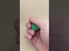 Πράσινο πλαστικό καπάκι με ριβάδες ζελέ για μπουκάλια βαφής