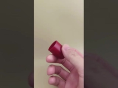 Ωραίο Σχέδιο Κόκκινο Πλαστικό Καπάκι για Μπουκάλια Περιποίησης Δέρματος