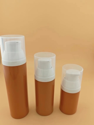 15 ml 30 ml 50 ml πλαστική καθαρή αντλία χωρίς αέρα καλλυντικό μπουκάλι για συσκευασία καλλυντικών