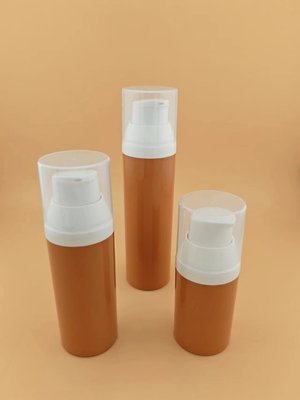 15 ml 30 ml 50 ml πλαστική καθαρή αντλία χωρίς αέρα καλλυντικό μπουκάλι για συσκευασία καλλυντικών