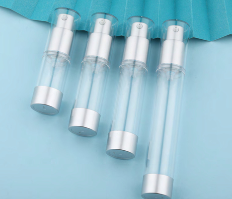15 ml Παγωμένα μπουκάλια αντλίας χωρίς αέρα πλαστική αντλία λοσιόν