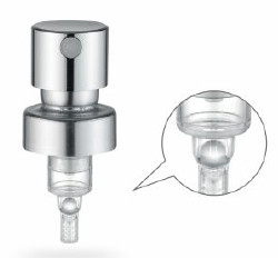 ODM K403 Fine Mist Perfume Pump Sprayer 0,10cc Αλουμίνιο Ασημένιο Χρώμα