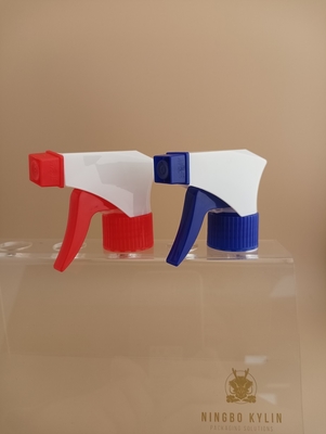 Ψεκαστήρας Trigger Cosmetic 28mm 28/400 28/410 Ριγωτό Μπλε Λευκό Φορητό Χειροκίνητο Αντλία Πλαστικό Βαρέως Τύπου Καθαρισμού