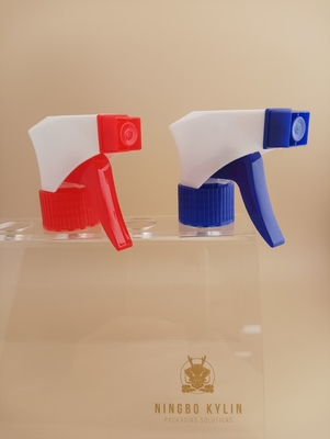 Ψεκαστήρας Trigger Cosmetic 28mm 28/400 28/410 Ριγωτό Μπλε Λευκό Φορητό Χειροκίνητο Αντλία Πλαστικό Βαρέως Τύπου Καθαρισμού