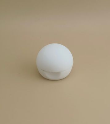 Λευκό Πλαστικό Μικρό Λείο Ματ Σφαιρικό Καπάκι για Καλλυντικά Μπουκάλια