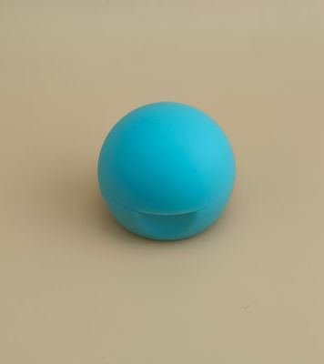 Κυανό Πλαστικό Λείο Ματ Σφαιρικό Καπάκι για Καλλυντικά Μπουκάλια