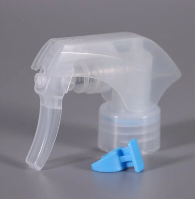 Υψηλής ποιότητας PP External Spring Mini Trigger Sprayer 24/28/410 Plastic Clear Black Blue Αρωματικό Άρωμα για Pet Chemical
