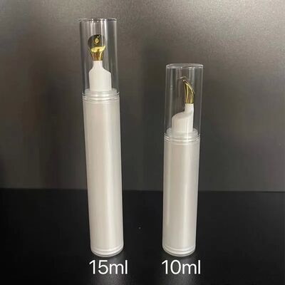 10 ml 15 ml Μίνι μπουκάλι αντλίας χωρίς αέρα PP πλαστικό οπτικό ορό κρέμα μπουκάλι χωρίς αέρα
