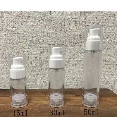 5ml 10ml 15ml Λευκό Ροζ Μπλε Μαύρο Αέρας Λοσιόν αντλία μπουκάλι PP Αέρας Κοσμητικά Ταξίδια πολυτελή Αέρας μπουκάλι