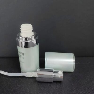 Δωρεάν δείγμα Λευκό 30ml PCR Αερόπλυμα μπουκάλι αντλίας Κοσμητικά, όλα πλαστικά PP Αερόπλυμα μπουκάλι αντλίας λοσιόν, Garrafa Sem Ar