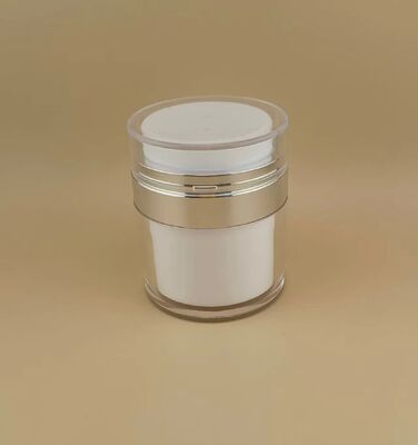 Μπουκάλι Silver Edge με διαφανές εξωτερικό κάλυμμα για προϊόν περιποίησης δέρματος