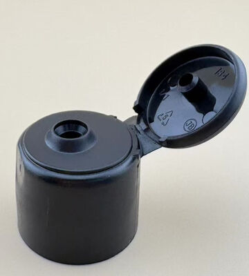 Μαύρο ματ Flip Top Cap 24/410 για μπουκάλι σαμπουάν