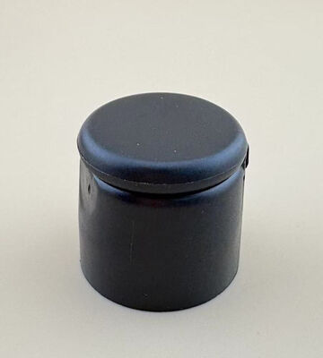 Μαύρο ματ Flip Top Cap 24/410 για μπουκάλι σαμπουάν