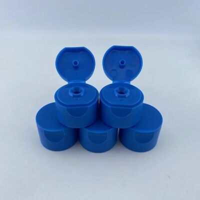 Οκτάγωνο σχήμα 24mm Flip Top Caps πλαστικό ειδικό σχήμα Snap Caps