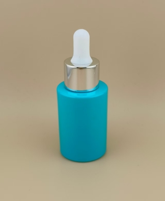 Νέο σχεδιασμό Cyan Smooth Round Dropper μπουκάλι K-GBL30 για Essence