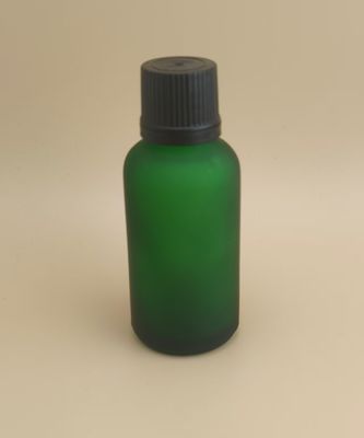 Λεπτός Σχεδιασμός Ματ Διαφανές Σκούρο Πράσινο Λείο Γυάλινο Μπουκάλι για Ουσία