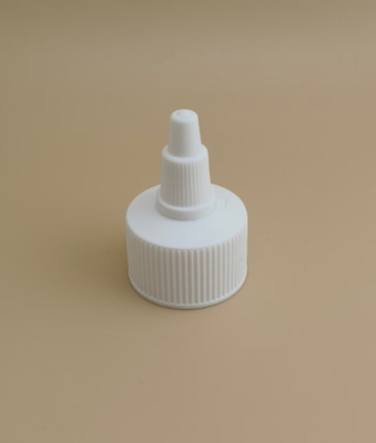 Λευκό Πλαστικό Ριγωτό Καπάκι Ζελέ για Μπουκάλια Χρωμάτων